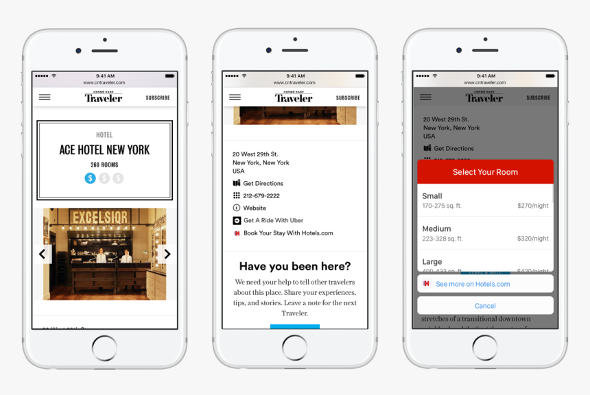 Conde Nast Traveler Hotels Com - Condé Nast Traveler Mobile App, HD Png Download