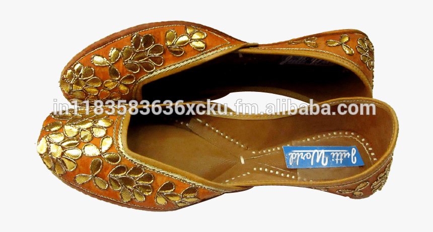 Punjabi Girls/ Ladies Leather Jutti - Punjabi Jutti For Girls, HD Png Download