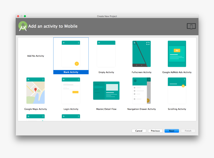 Create A Project - Android Studio New Project, HD Png Download