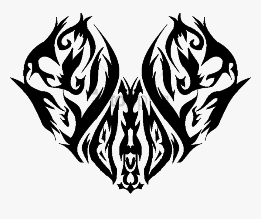Heart Tattoo Png - Png Tattoos, Transparent Png