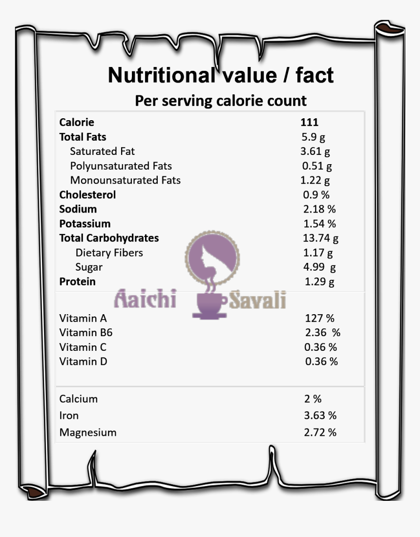 Calories In 1 Chakli, HD Png Download