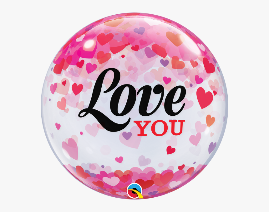 Bubble Qualatex Love You, HD Png Download