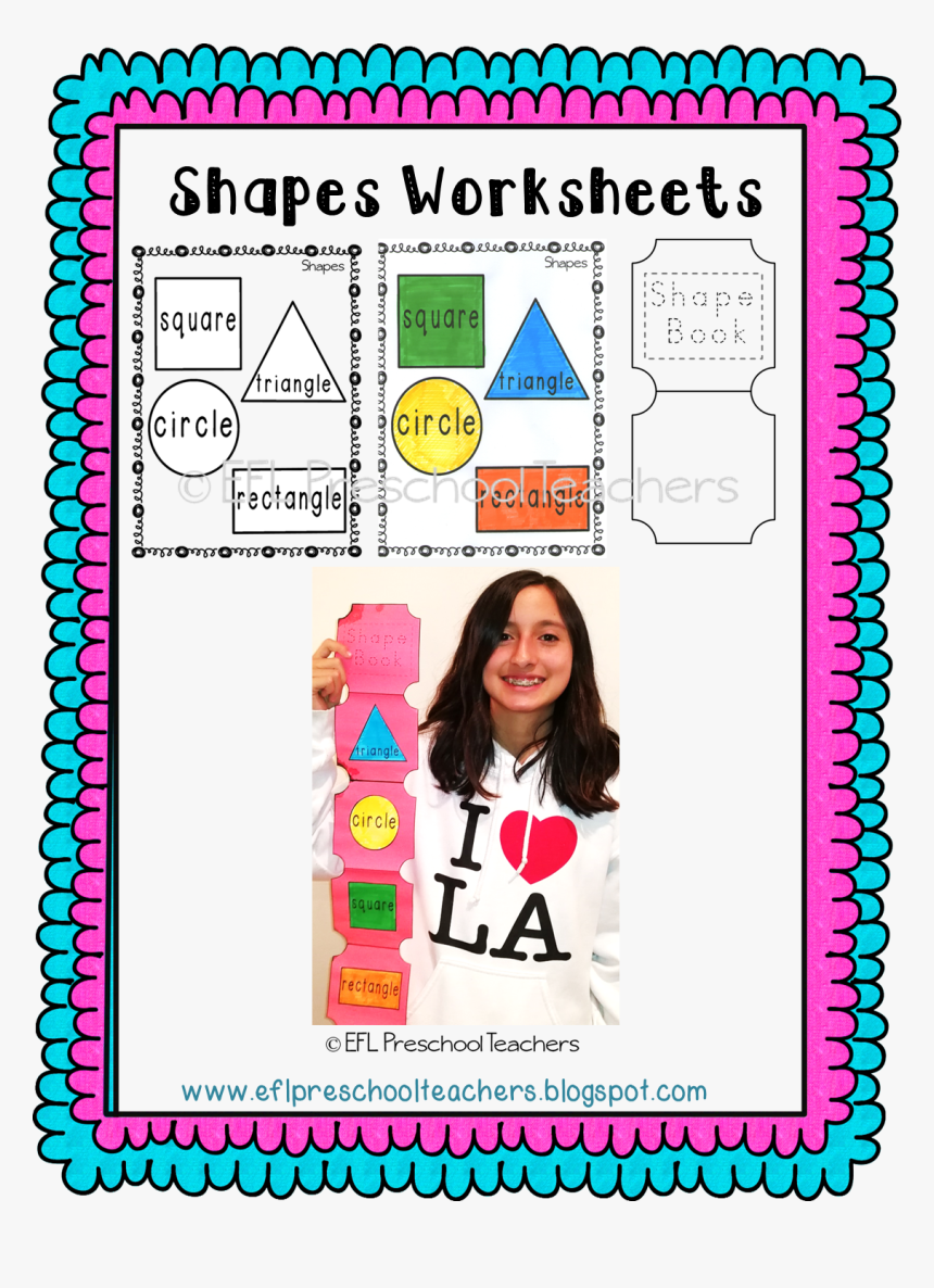 Again Have The Students Color The Shapes, Notice That - Paper, HD Png Download