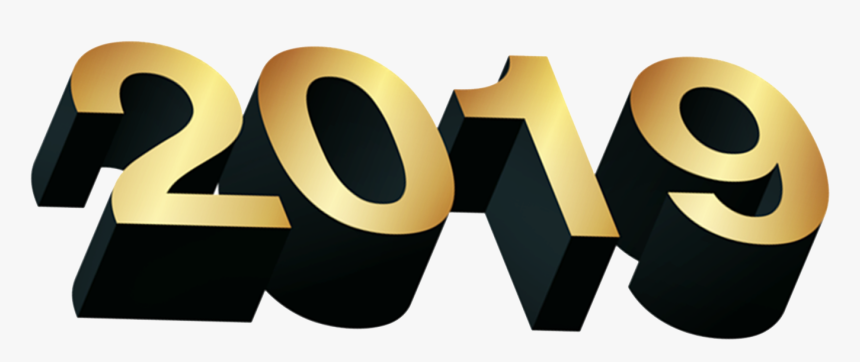 Golden 2019 3d Png - Graphic Design, Transparent Png