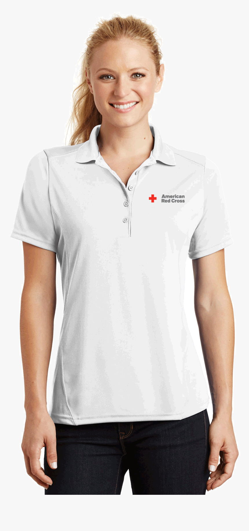Sport Tek Ladies Dry Zone Raglan Accent Polo L475, HD Png Download