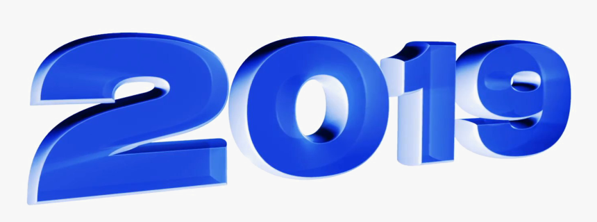 New Year 2019 Png High-quality Image - 2019 Text Png Hd, Transparent Png