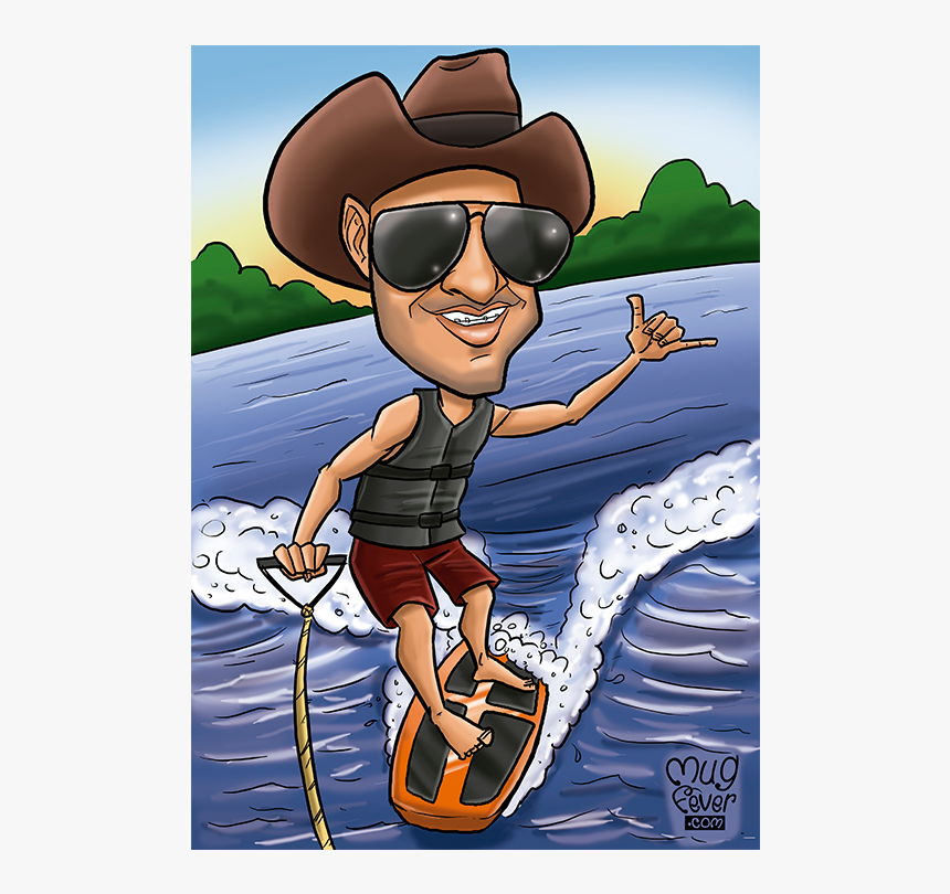 Full Body Theme Caricature1 - Extreme Sport, HD Png Download