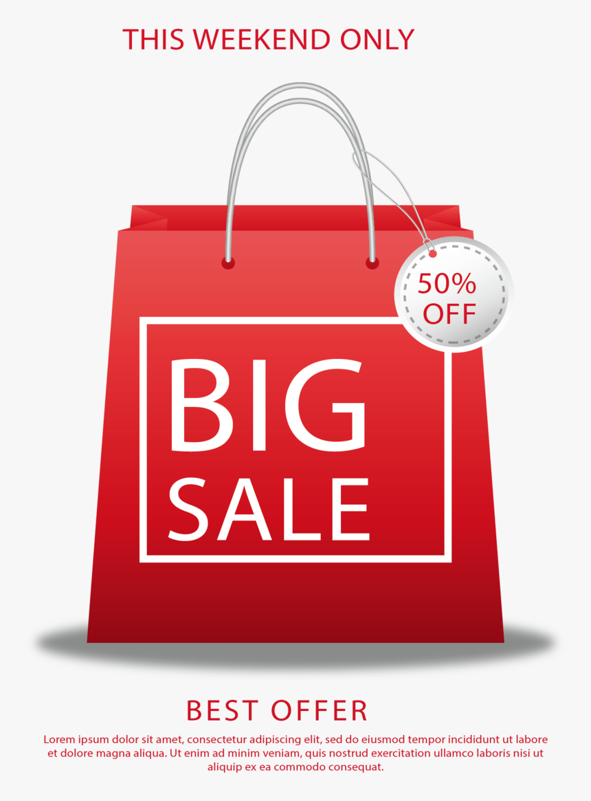 Discount Bag Png, Transparent Png