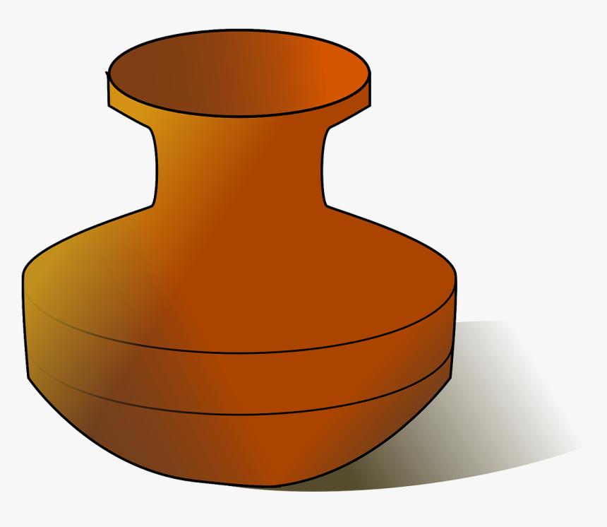 Urn Vase Pot Clay - Pot Clip Art, HD Png Download