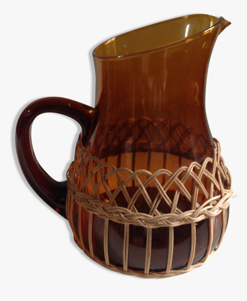 Water Pot Covered With Wicker - Earthenware, HD Png Download