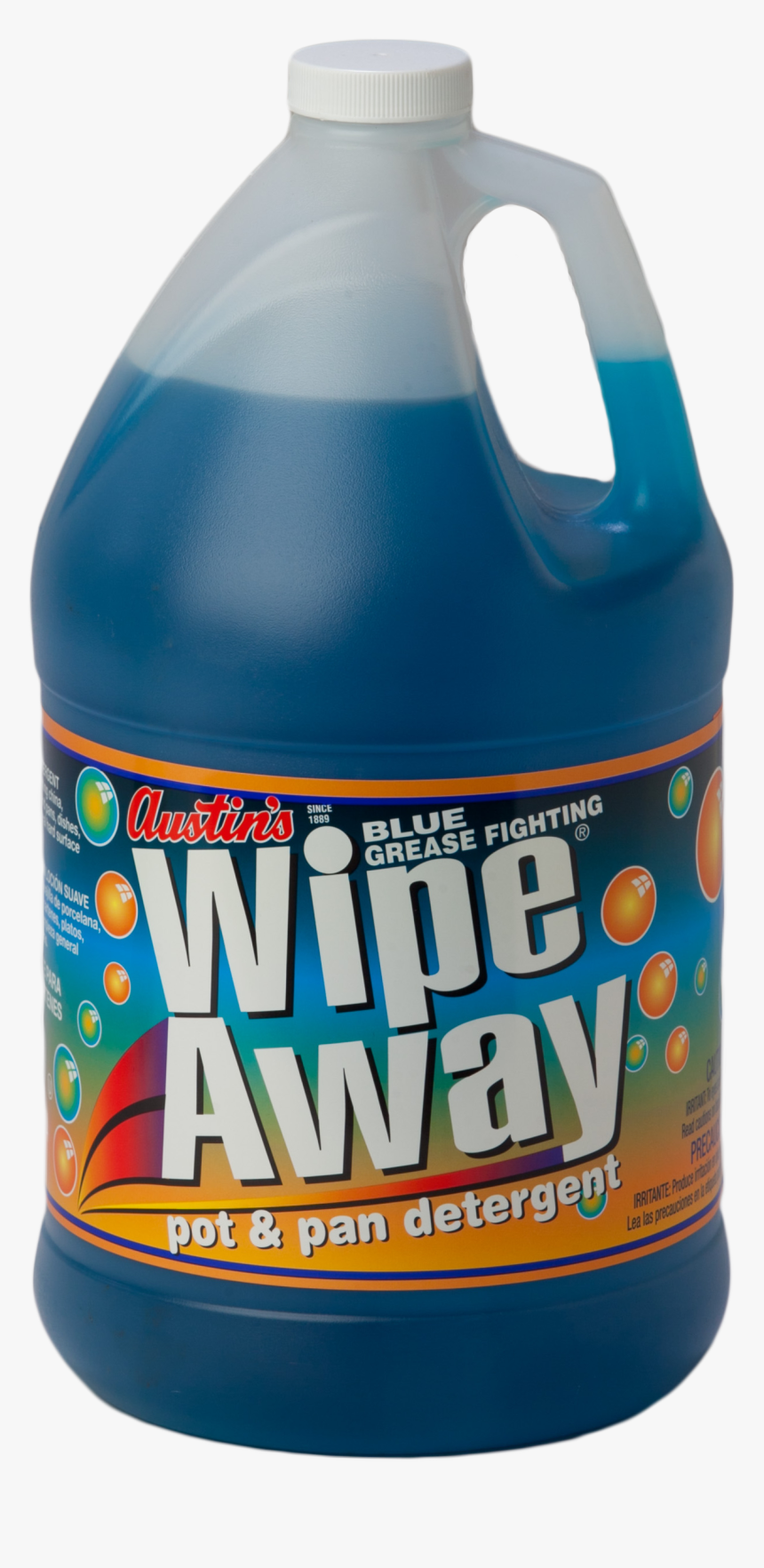 0 54200 00120 6 Wipe Away Pot & Pan Blue Detergent - Plastic Bottle, HD Png Download