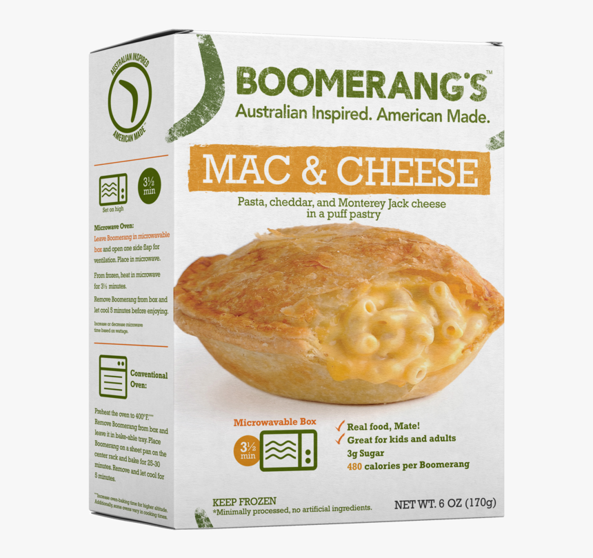 Mac And Cheese Left Side - Boomerang Mac And Cheese Pie, HD Png Download