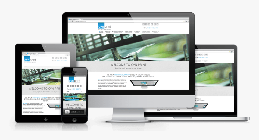 Cvn Mock Up - E Commerce Website Mock Up, HD Png Download