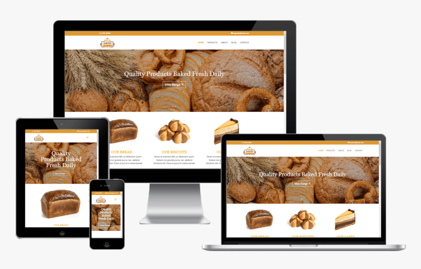 Responsive Web Design - Template Website Standard Png, Transparent Png ...