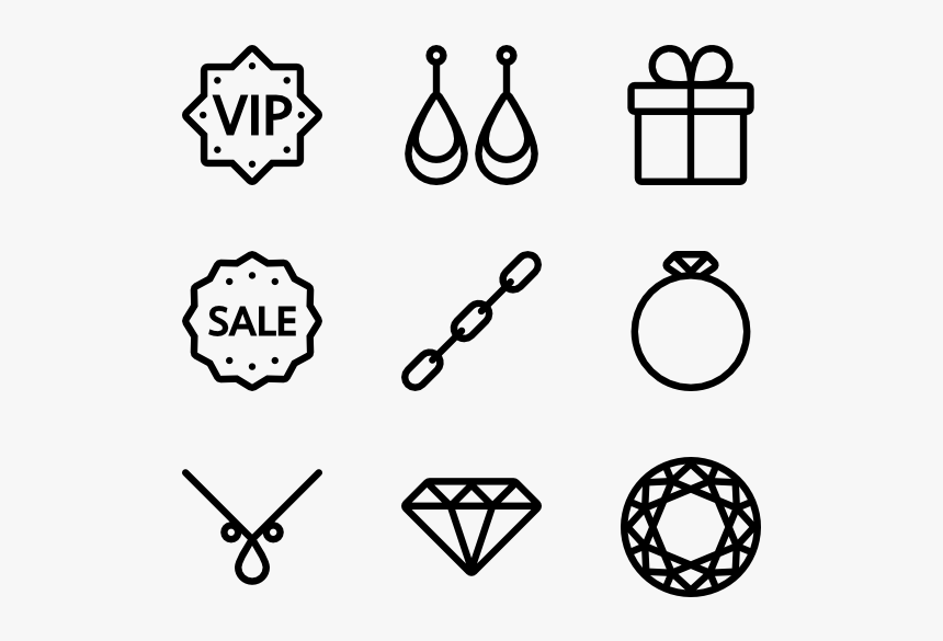 Button Clipart Pile - Jewelry Icon Png, Transparent Png