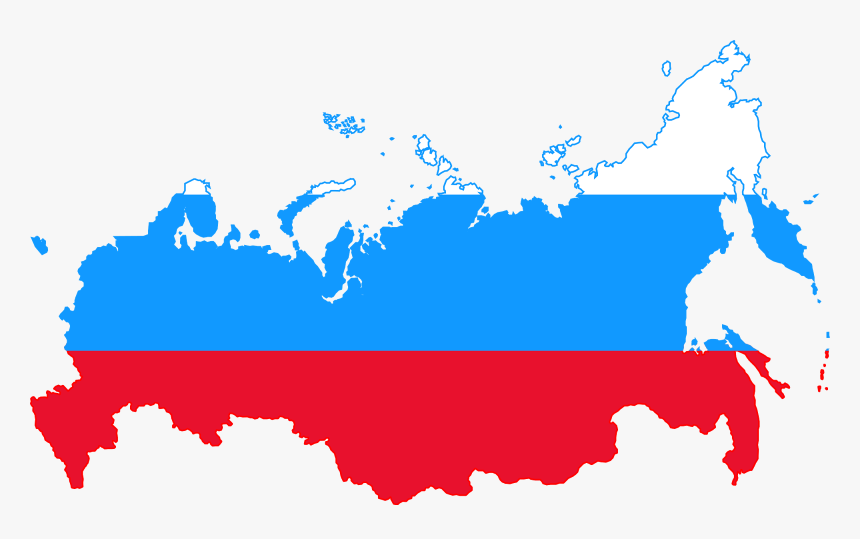File Flag Map Of - Flag Of Russia 1991 1993, HD Png Download