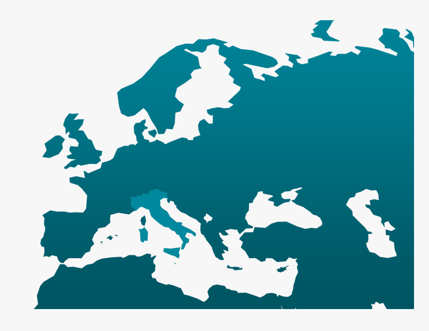 World Map Blue Png Transparent Background, Png Download