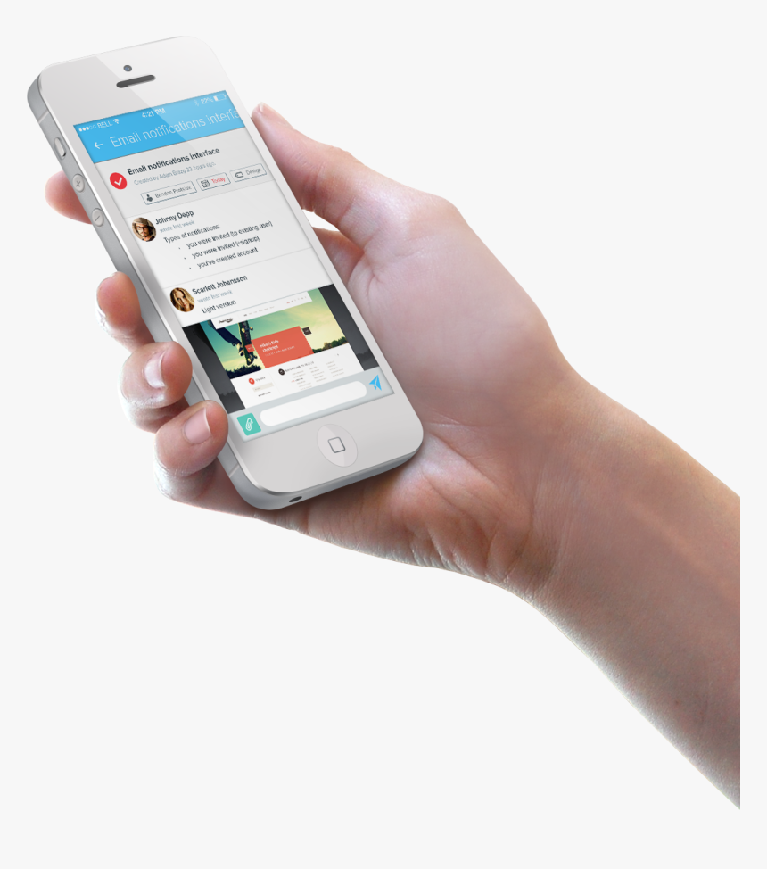 Hand Mobile Png - Maps On Phone Png, Transparent Png