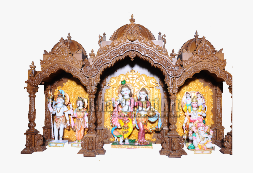 Ghar Mandir - Akshar Wood Art, HD Png Download