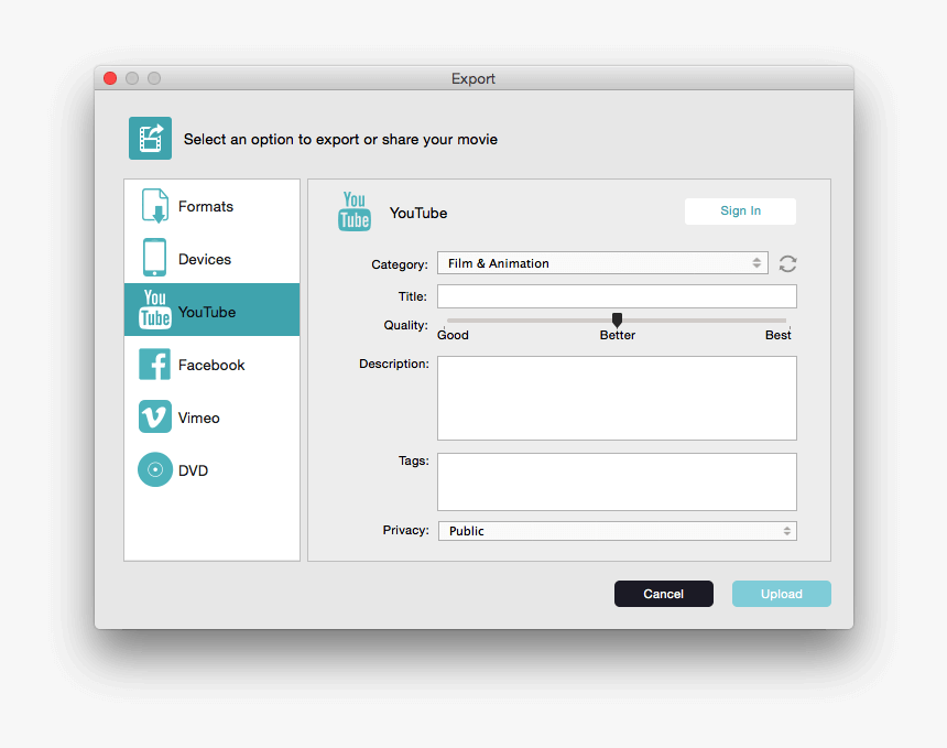 Share On Youtube, Facebook Or Vimeo, HD Png Download