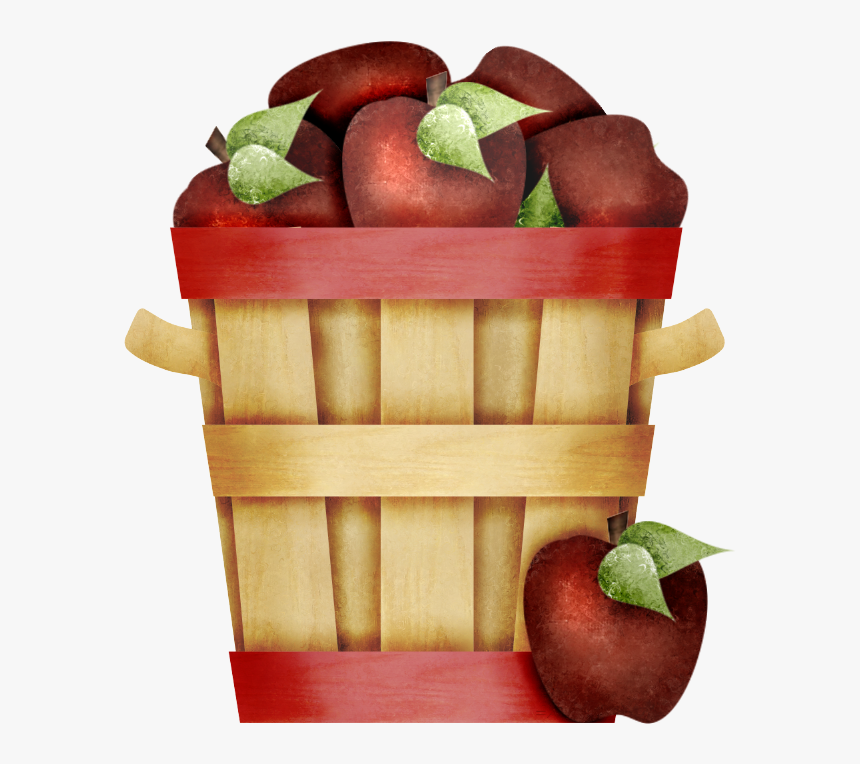 Fall Apple Basket Clip Art, HD Png Download
