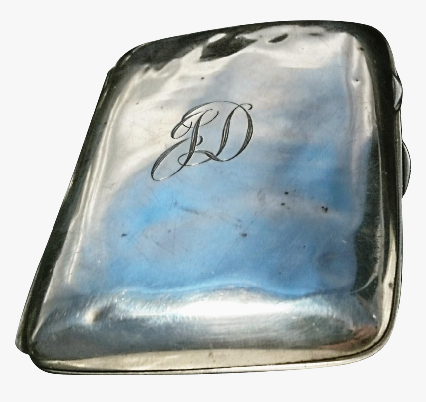 Silver Cigarette Case Art Deco, HD Png Download