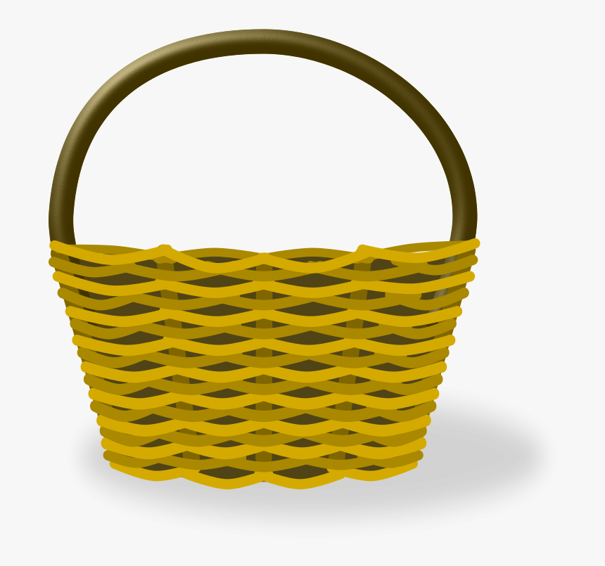 Cesta De La Compra Vacía - Hot Air Balloon Basket Cartoon, HD Png Download