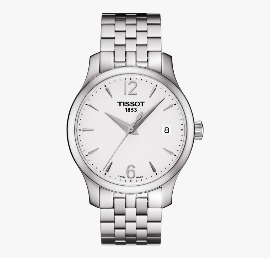 Tissot Ladies Tradition Quartz Watch With Silver Dial - T063 210.11 037.00, HD Png Download
