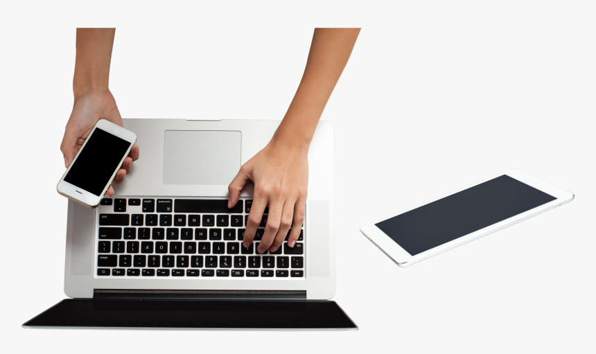 Laptop Royalty-free Png - Macbook Use Png, Transparent Png