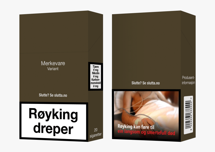 Illustration Of Standardised Cigarette Pack - Book Cover, HD Png Download