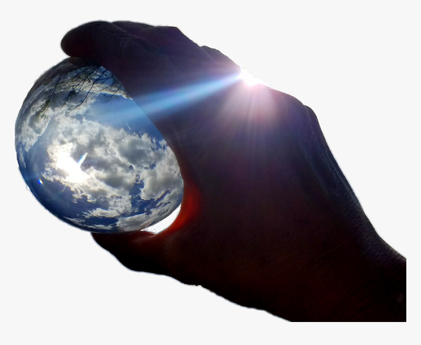 My Hand Holding The World - Earth, HD Png Download