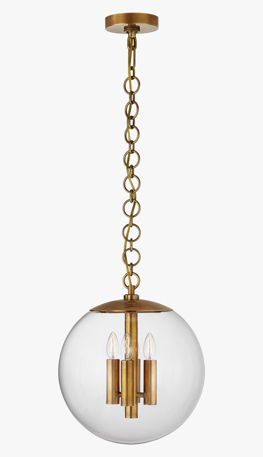 Turenne Medium Globe Pendant, HD Png Download