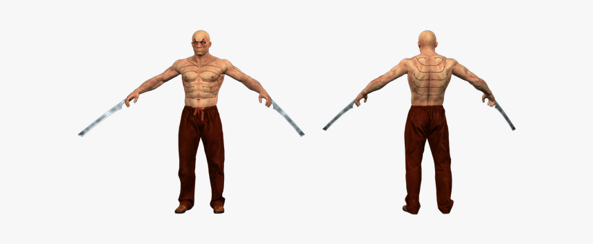 Download Zip Archive - X Men Origins Wolverine Weapon Xi Deadpool, HD Png Download