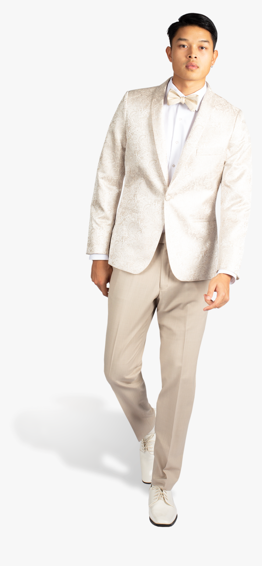 Ivory Paisley Dillon Tuxedo By Midnight Blue - Gentleman, HD Png Download