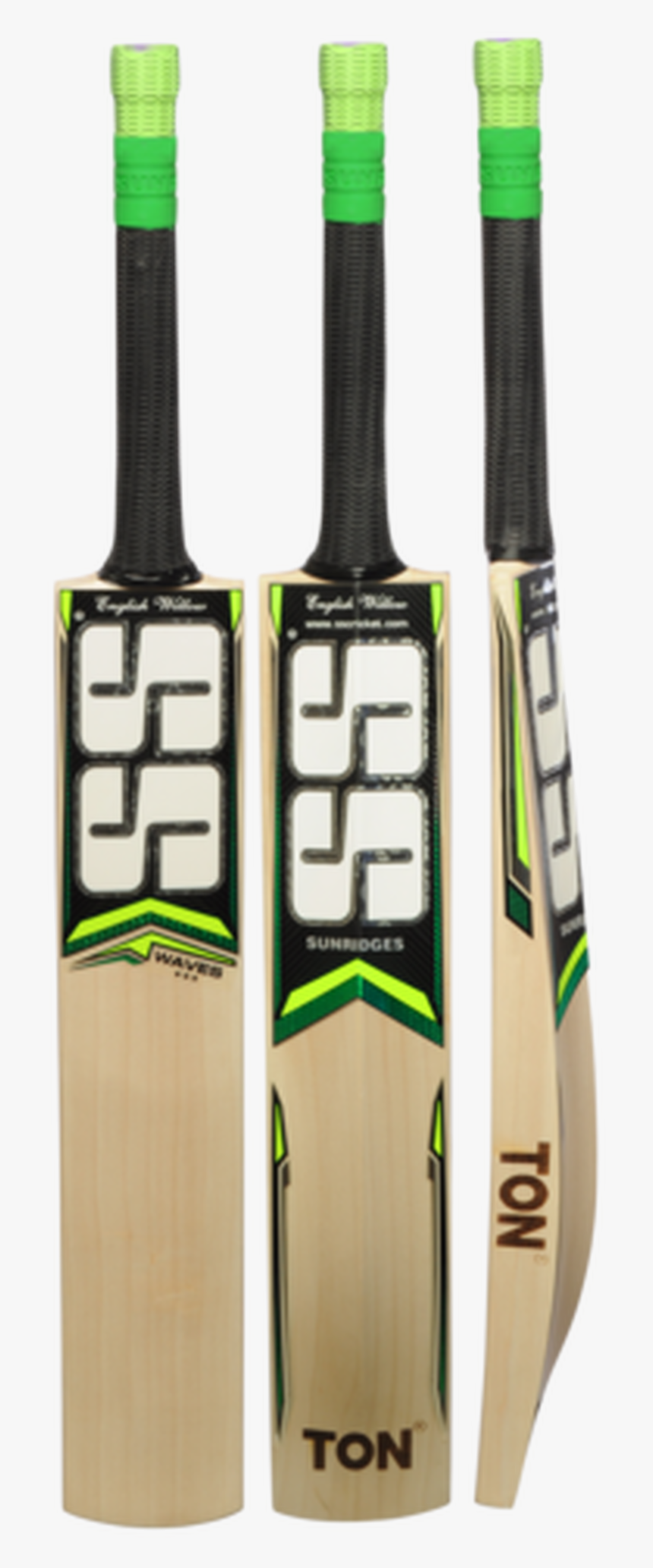 Ss Waves English Willow Cricket Bat - Ss Bat English Willow, HD Png Download