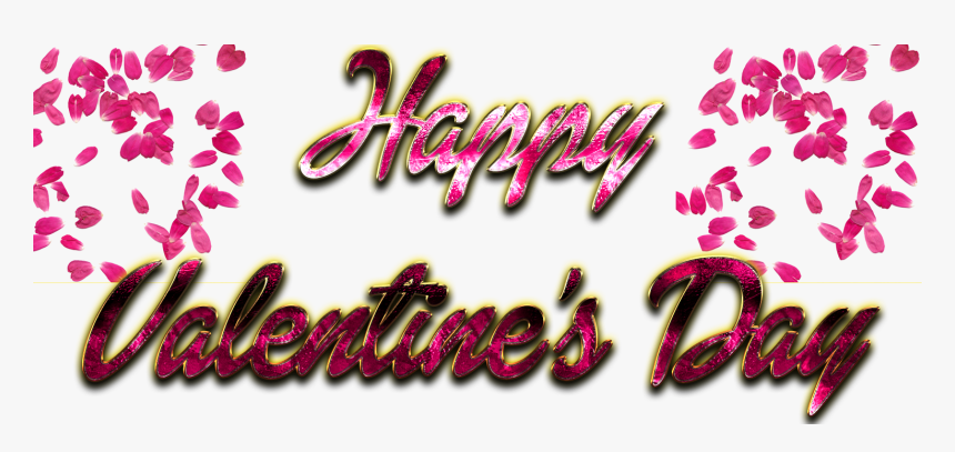 Happy Valentines Day Png File - Graphic Design, Transparent Png