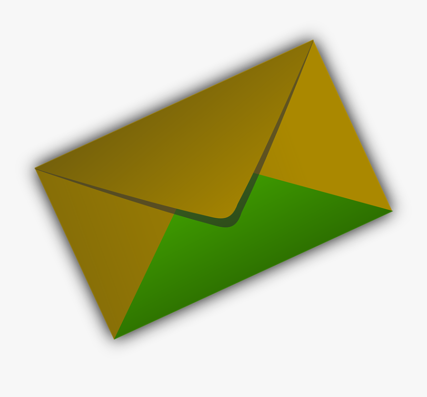Mail Letter Cliparts 22, Buy Clip Art - Triangle, HD Png Download