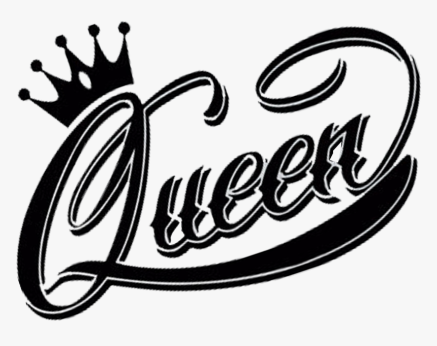 Logo Black And White - Queen En Png, Transparent Png