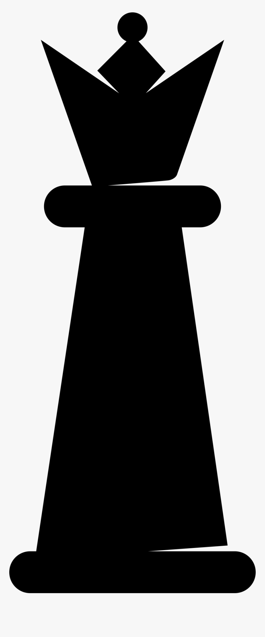 Queen Chess Piece Clipart - Queen Chess Piece Silhouette, HD Png Download