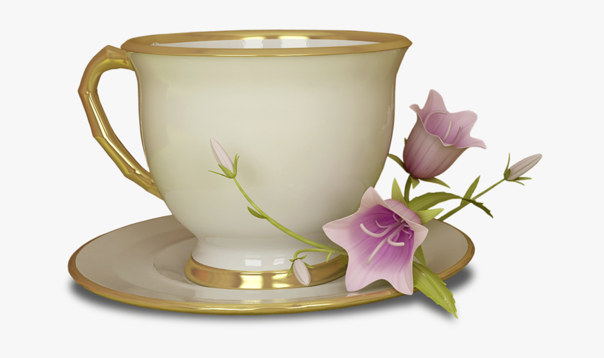 Green Tea Cupcake Teacup Clip Art - Tea Cup No Background, HD Png Download