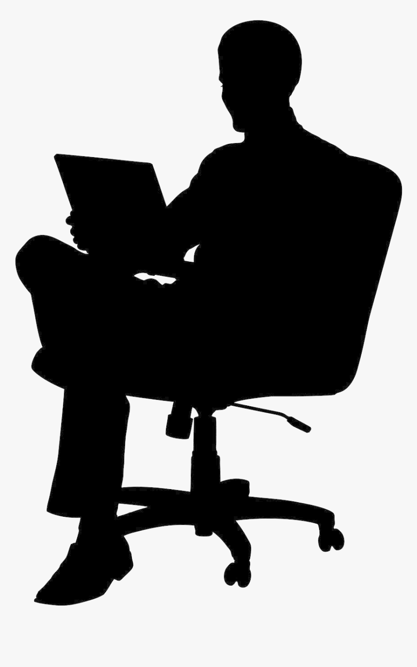 Video Production Sydney - Using Laptop Silhouette Png, Transparent Png