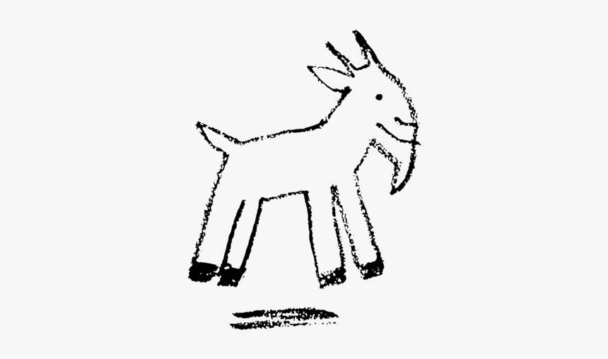 Goatprimarylogoblk - Donkey, HD Png Download