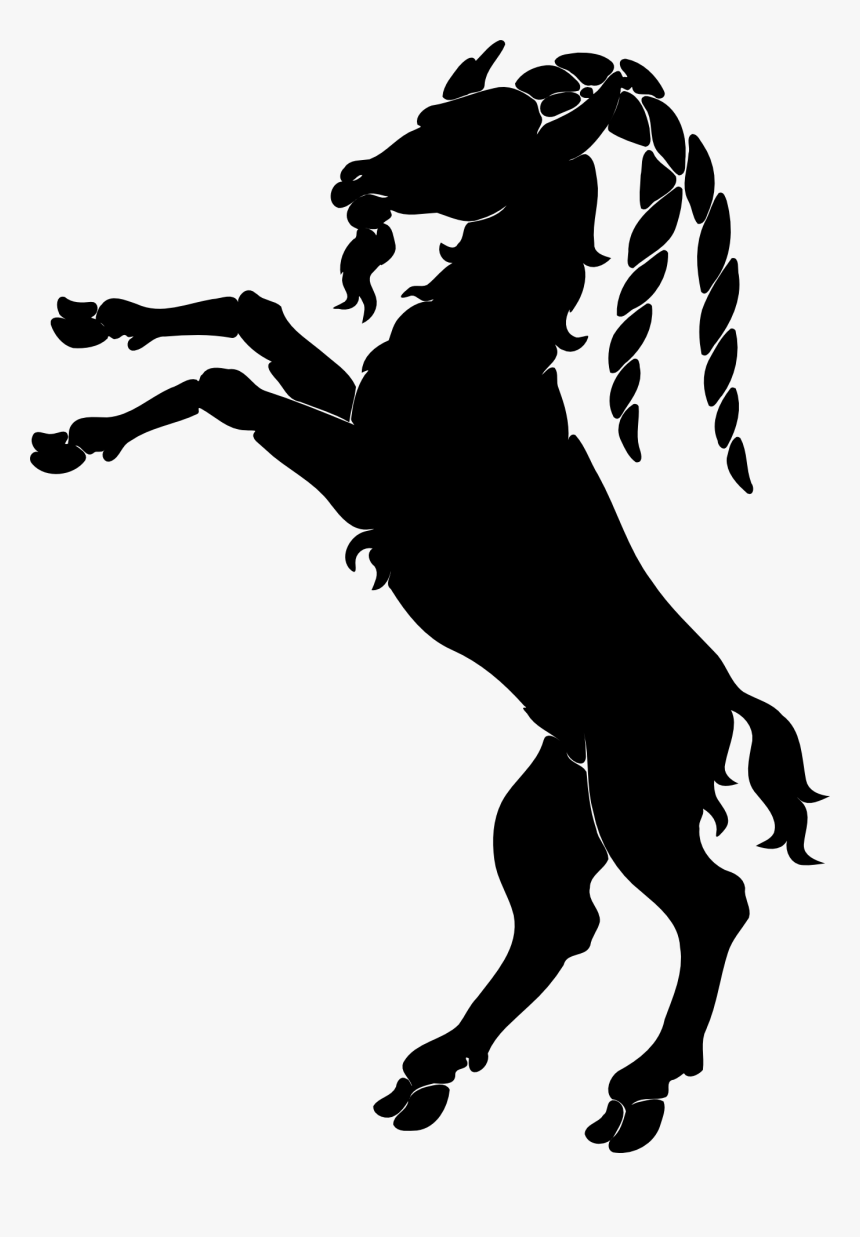 Goat, Black, Farm, Jumping, Horns, Animal - Cross Stitch Patterns Of Goats, HD Png Download