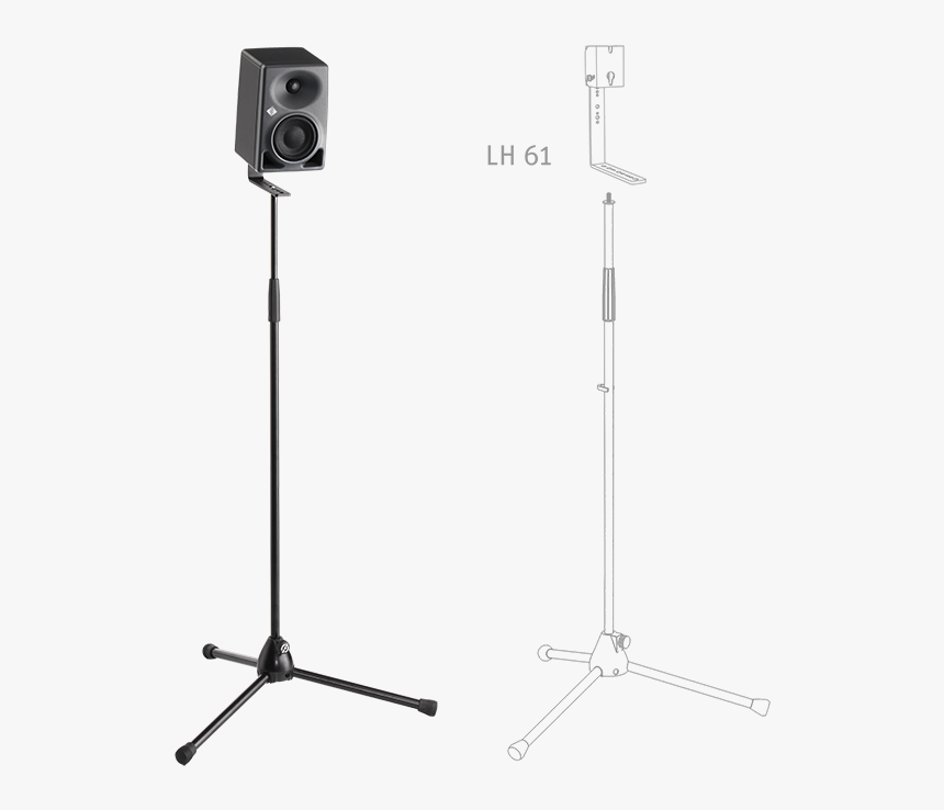 Product Detail X2 Desktop Kh 80 On A Mic Stand Neumann - Video Camera, HD Png Download