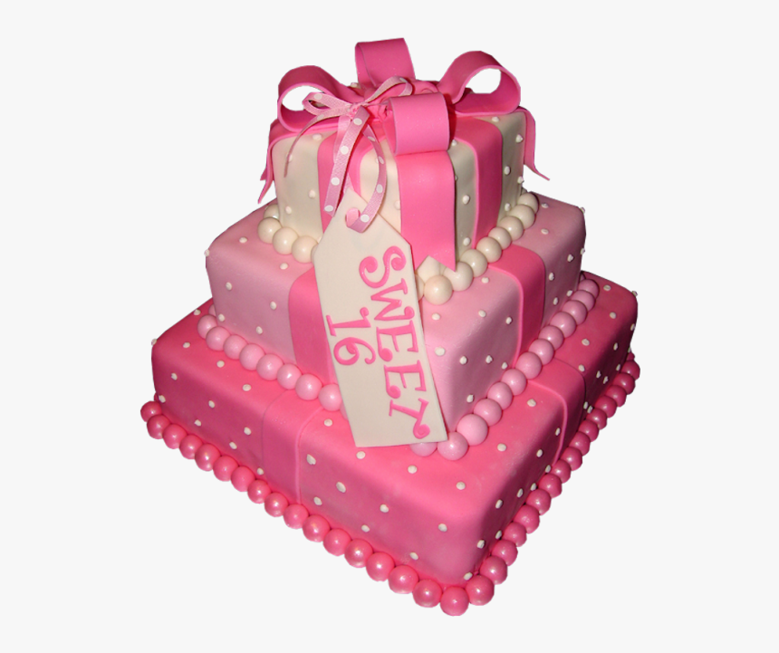 16 Birthday Cake Png, Transparent Png