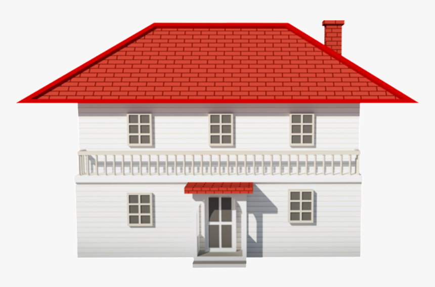 This Graphics Is Red Hd Hand Drawn Cartoon House Castle - Cartoon, HD Png Download