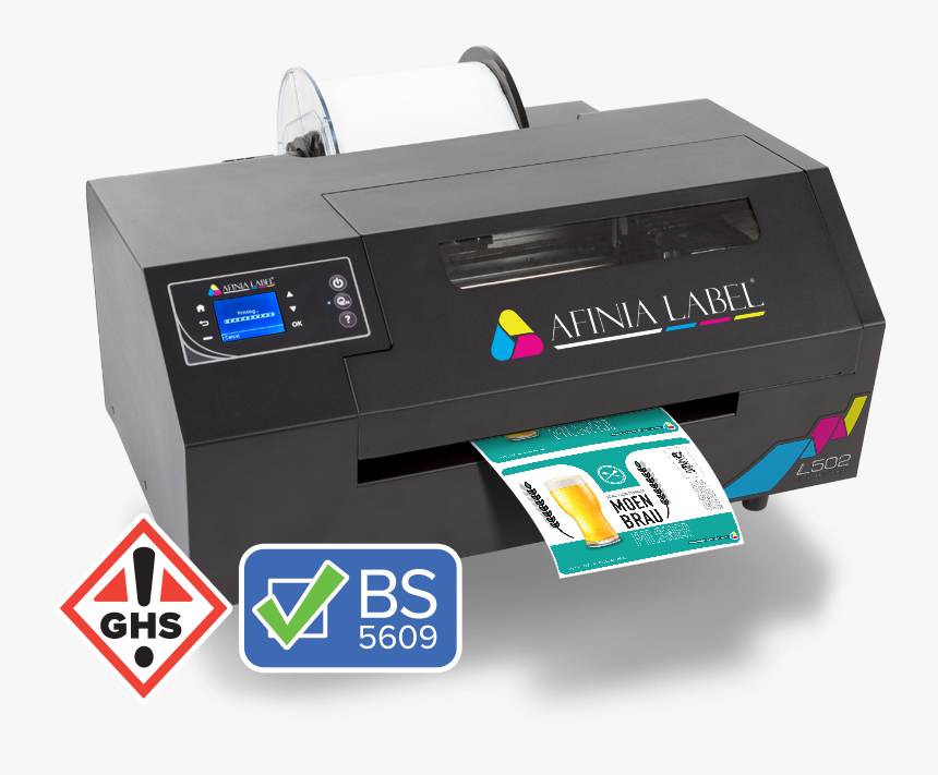 Bs5609 Ghs Compliant L502 Durable Color Label Printer - Inkjet Printing, HD Png Download