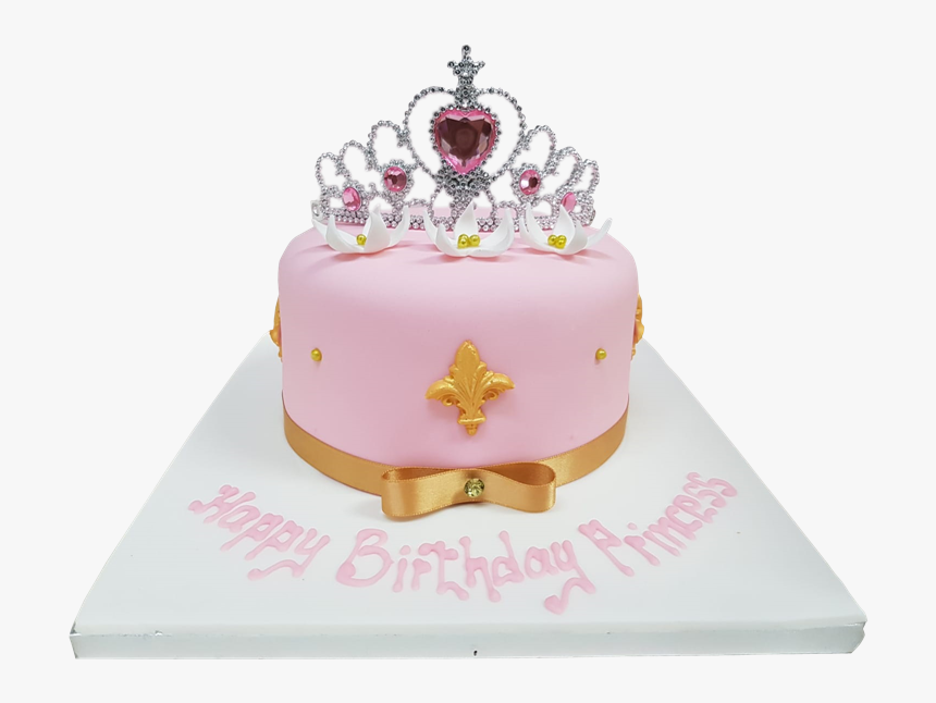 Birthday Cake , Png Download - Princess Tiara Birthday Cake, Transparent Png