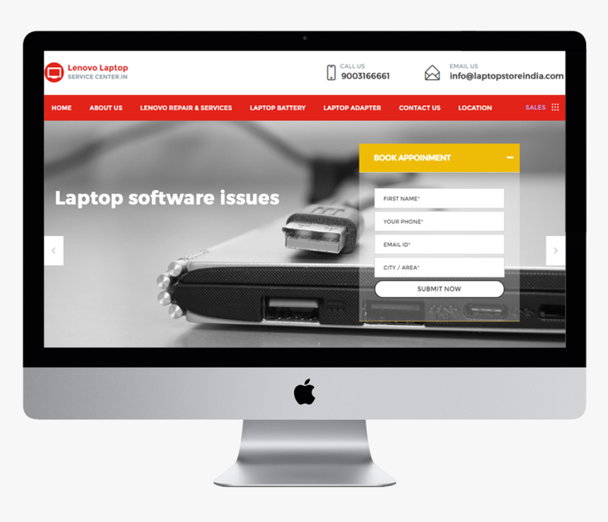 Lenovo Service Center Pune - Imac Desktop, HD Png Download