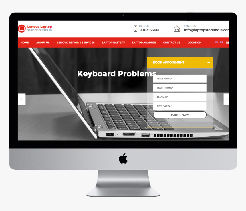 Lenovo Service Center Chennai - Imac Desktop, HD Png Download